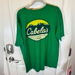 Men’s XL Green Cabela’s Tee